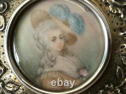 Beautiful Boite Argent Vermeil Epoque XIX Eme