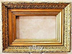 Beautiful Broad Molding Frame Wood And Gilded Stucco Period Late XIX 1880