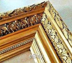 Beautiful Broad Molding Frame Wood And Gilded Stucco Period Late XIX 1880