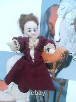 Beautiful Cute Doll Size 11 CM Of Period Late Xixth
