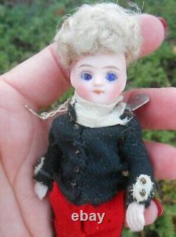 Beautiful French Cute Doll 11 CM Of Period Late 19th Century