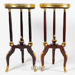 Beautiful Pair of Napoleon III Period Gueridon Tables, 19th Century