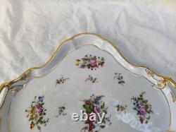 Beautiful Paris porcelain serving platter, mid-19th century