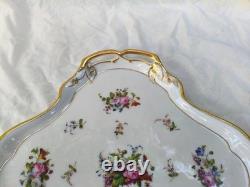 Beautiful Paris porcelain serving platter, mid-19th century