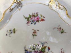 Beautiful Paris porcelain serving platter, mid-19th century