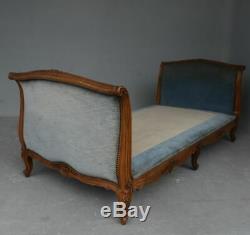 Bed Louis XV Style Walnut Sofa Period Late Nineteenth