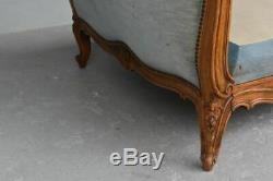 Bed Louis XV Style Walnut Sofa Period Late Nineteenth