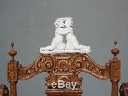 Bench Carved With Putti Nineteenth Time