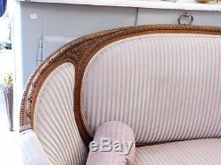 Bench, Sofa Louis XVI Basket, Late Nineteenth Time