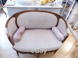 Bench, Sofa Louis XVI Basket, Late Nineteenth Time
