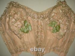 Bodice Ancient Silk Ball Dress Beautiful Antique Epoque Victorian Silk Bodice S