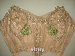 Bodice Ancient Silk Ball Dress Beautiful Antique Epoque Victorian Silk Bodice S