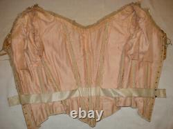 Bodice Ancient Silk Ball Dress Beautiful Antique Epoque Victorian Silk Bodice S