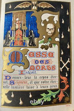 Book Dhours Religion & Piety Flowers Of Lys & Crown Comtale Epoque XIX Ème