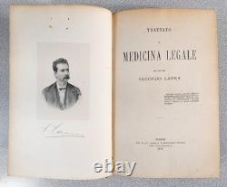 Book Era Treatise Forensic Medicine According to Laura 1874 Doctor Volume
