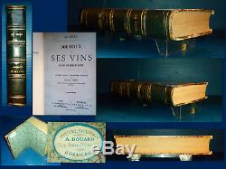 Bordeaux Wines Cocks Feret 1868 2nd Edition Very Much Sought After Vintage Binding Rare