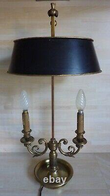 'Bouillotte Lamp with 2 Arms of Light, 19th Century'