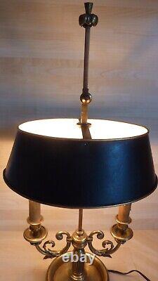 'Bouillotte Lamp with 2 Arms of Light, 19th Century'
