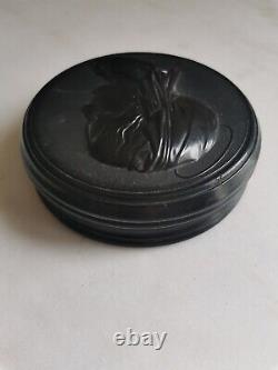 Box In Black Bakelite At The Effigy Of The Virgin Mary, Epoch Late Xixth