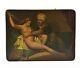 Box Painted Scene Orientalist Naked Beauty And Her Lover Xixth