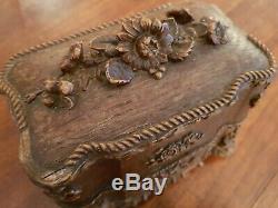 Box Scented Carved Wood Time Late Nineteenth Century