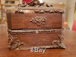 Box Scented Carved Wood Time Late Nineteenth Century
