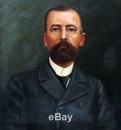 Bralebois Portrait Of A Man Period Late Nineteenth Century Oil On Canvas