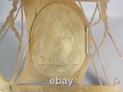 Brass Drakkar Boat-Shaped Picture Frame, Late 19th Century