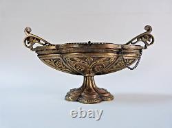 Bronze 19th Century Neo-Gothic Incense Shuttle by Viollet le Duc