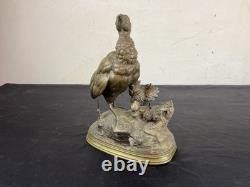 Bronze Animalier by Ferdinand Pautrot (1832-1874) Partridge 19th Century