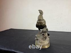 Bronze Animalier by Ferdinand Pautrot (1832-1874) Partridge 19th Century