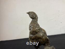 Bronze Animalier by Ferdinand Pautrot (1832-1874) Partridge 19th Century