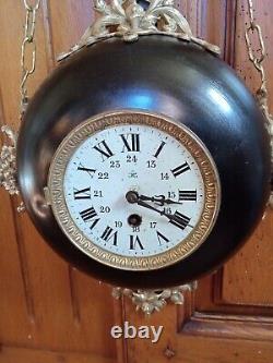 Bronze Baker's Clock And Sheet Metal 19th Epoch Napoleon III (functions)