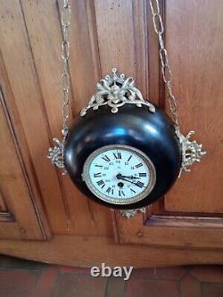 Bronze Baker's Clock And Sheet Metal 19th Epoch Napoleon III (functions)