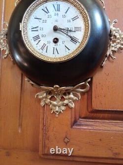 Bronze Baker's Clock And Sheet Metal 19th Epoch Napoleon III (functions)