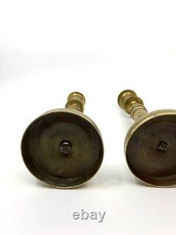 Bronze Candleholders from the Empire or Directory Period, Return from Egypt, 1800, 19th Century