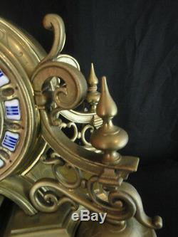 Bronze Clock Louis XIV Style Nineteenth Century