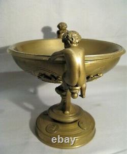 Bronze Cup In Love At The End Of The 19th Century