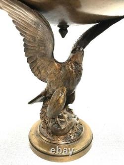 Bronze Eagle Cup signed Auguste Cain, 19th century period