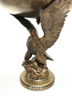 Bronze Eagle Cup signed Auguste Cain, 19th century period