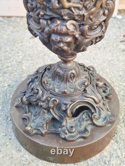 Bronze Ewer Napoleon III Period 19th Century Medal Patina