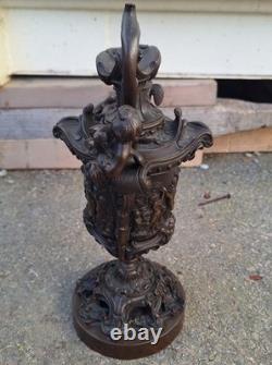 Bronze Ewer Napoleon III Period 19th Century Medal Patina