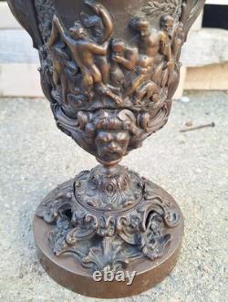 Bronze Ewer Napoleon III Period 19th Century Medal Patina