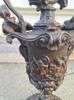 Bronze Ewer Napoleon III Period 19th Century Medal Patina