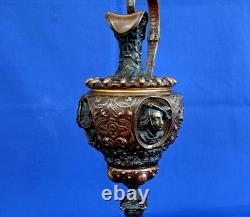 Bronze Ewer Renaissance Style Napoleon III Era 19th Century