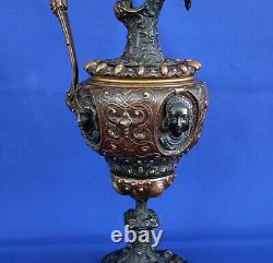 Bronze Ewer Renaissance Style Napoleon III Period 19th Century