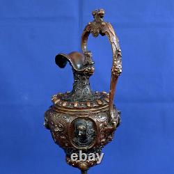 Bronze Ewer Renaissance Style Napoleon III Period 19th Century