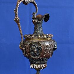 Bronze Ewer Renaissance Style Napoleon III Period 19th Century