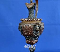 Bronze Ewer Renaissance Style Napoleon III Period 19th Century