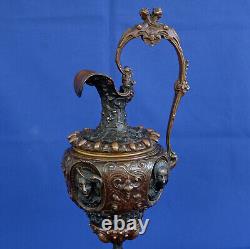 Bronze Ewer Renaissance Style Napoleon III Period 19th Century